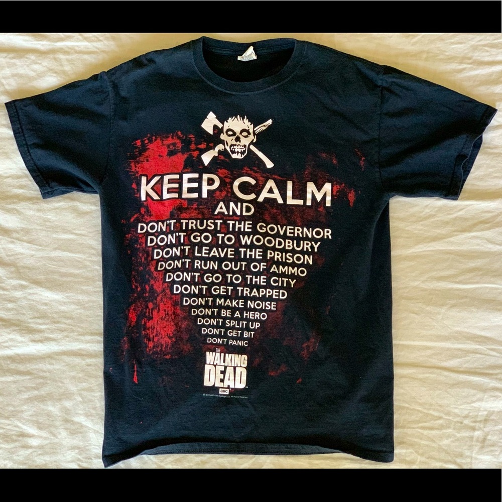 Black Tshirt from The Walking Dead